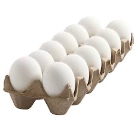 Eggs Medium White Shell [box of 12]
