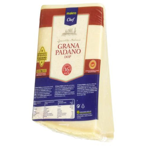 Grana Padano: 14/16 months: 1/16th of a round