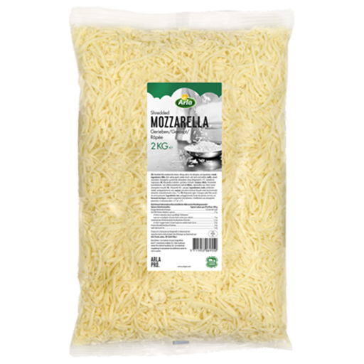 Mozzarella for Pizza Grated