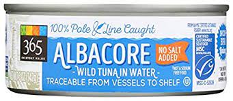 365 Albacore Tuna in Water No Salt