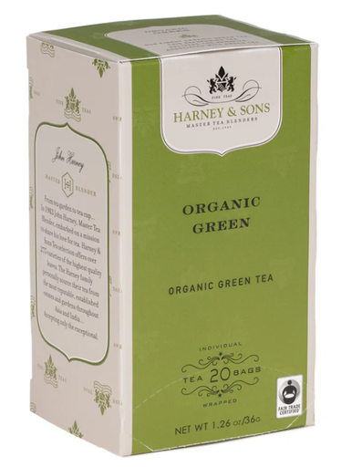 HARNEY & SONS Organic Green Tea [Bags]