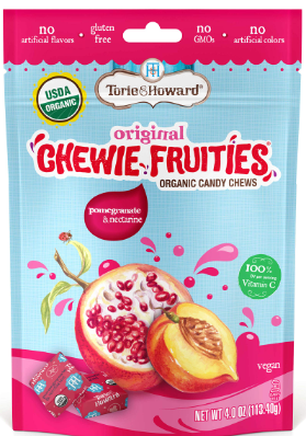 TORIE & HOWARD Chewie Fruities: Pomegranate & Nectarine