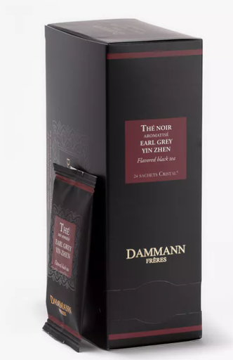 DAMMANN FRERES Black Earl Grey Yin Zen [24 bags] [individually wrapped]