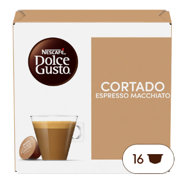 NESCAFE DOLCE GUSTO Cortado Espresso Macchiato [Capsules]