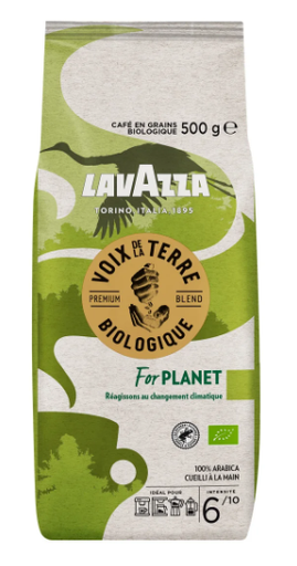 LAVAZZA Coffee Beans Voix de la Terre Organic Intenso 6