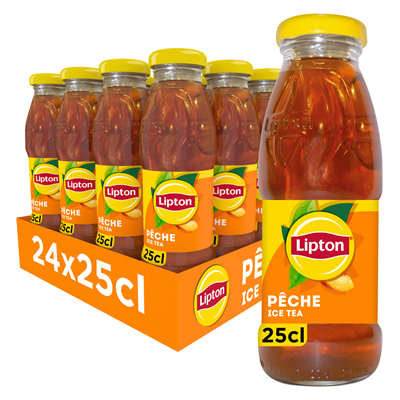 LIPTON Iced Tea Peach [Glass]