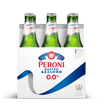 PERONI Nastro Azzuro Beer Alcohol Free 0% [Glass]