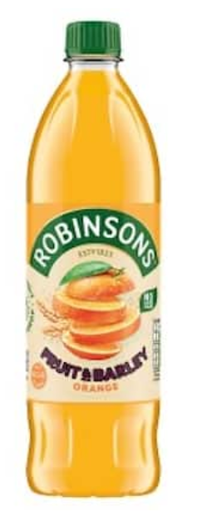 ROBINSONS Orange Fruit & Barley