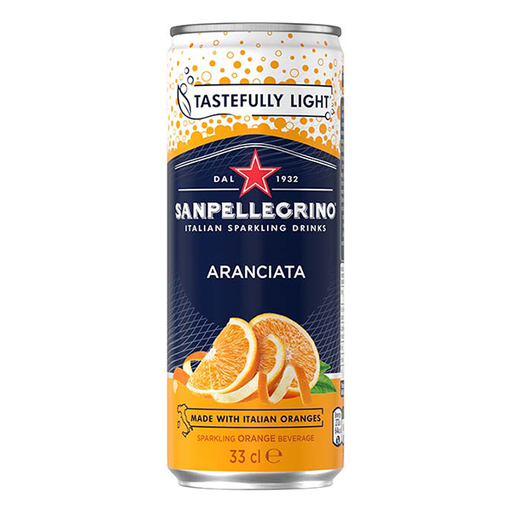 SAN PELLEGRINO Aranciata [ cans]
