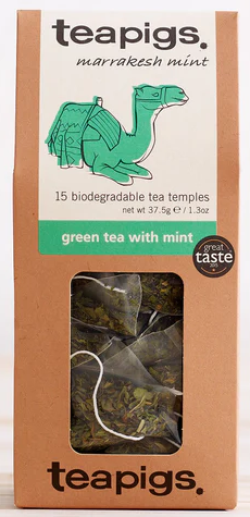 TEAPIGS: Green Tea with Mint [ sachets]