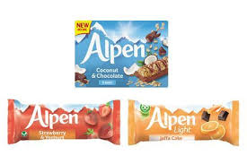 ALPEN Cereael bars Various