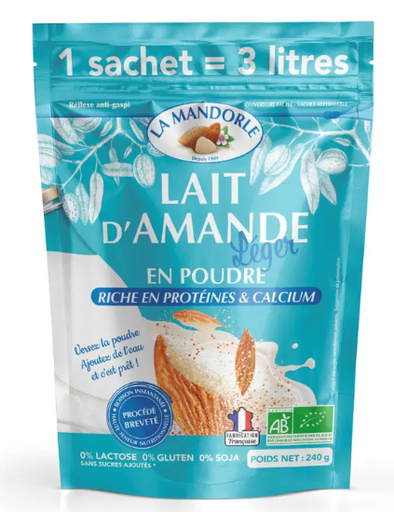 LA MANDORLE Almond Milk Powder Organic [1 packet = 3L]