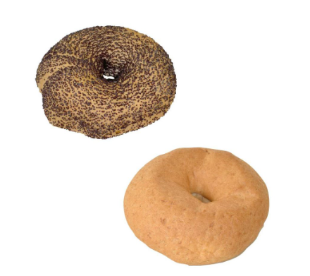 Bagels Gluten Free Assortment Pavot Seeds and Plain