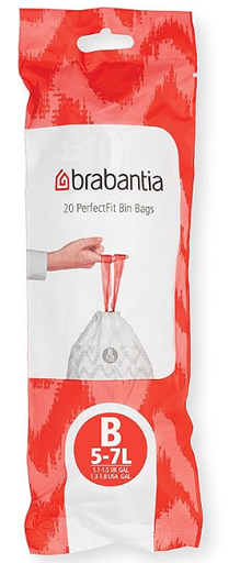 Bin Bags: BRABANTIA B-5L 12 Rolls [40 bags]
