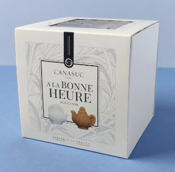 CANASUC A la bonne heure [brown & white] (teapot shape)