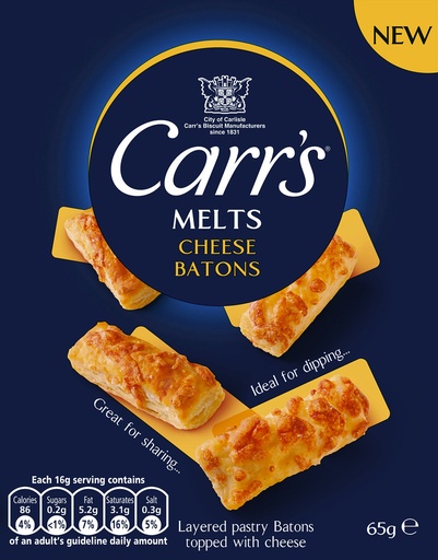 CARR'S Cheese Batons