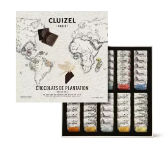 MICHEL CLUIZEL Square Chocolate Individually Wrapped Plantation n°50