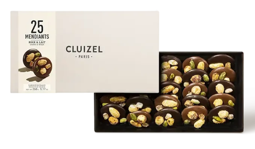 MICHEL CLUIZEL Mendiants Milk and Dark Chocolate n°25