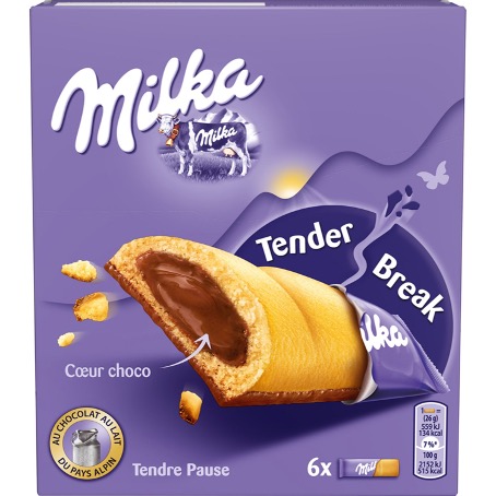 MILKA Tender break Chocolate [6 ind wrapped]