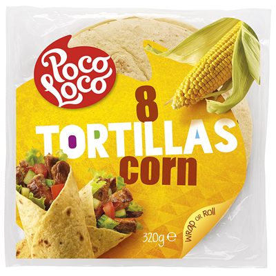 POCO LOCO Tortillas Corn 20cm