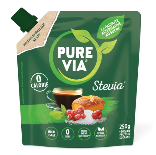 PURE VIA: Stevia Sugar: Zero Calorie Powder