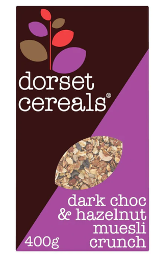 DORSET CEREALS Muesli Crunch Dark Chocolate & Hazelnut