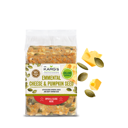 DR KARG Cheese & Pumpkin Crispbread Organic