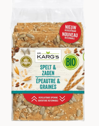 DR KARG'S Minis Crispbreads Seeded Spelt Organic