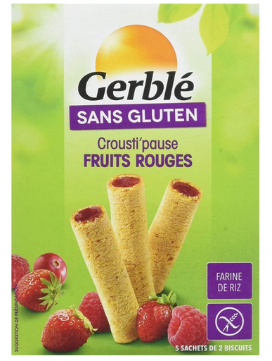 GERBLE Gluten Free Red Fruit Crousti