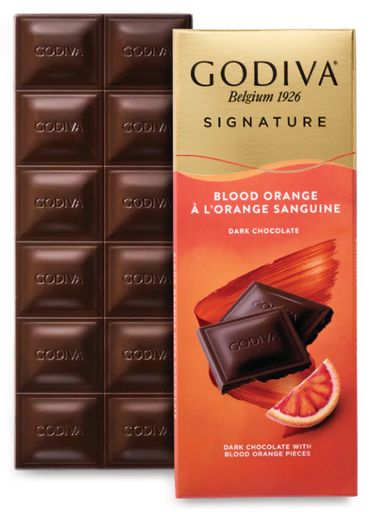 GODIVA: Dark Chocolate & Raspberry Bar