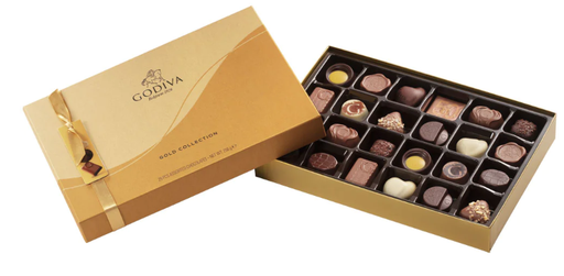 GODIVA: Gold Chocolate Assortment [24 pcs]