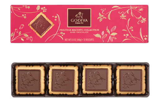 GODIVA: biscuit selection box