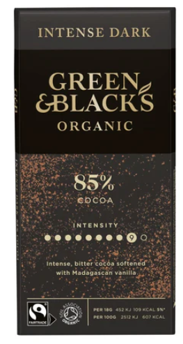 GREEN & BLACK'S: Organic Chocolate 85%