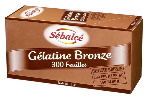 SÉBALCÉ Gelatine Sheets Bronze