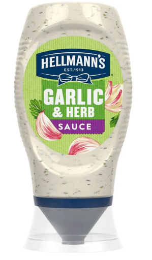 HELLMANN'S Mayonnaise Garlic & Herb Squeezy