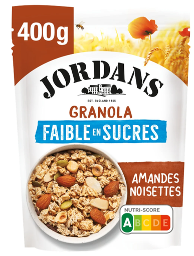 JORDAN'S Granola Almonds & Hazelnuts Less Sugar