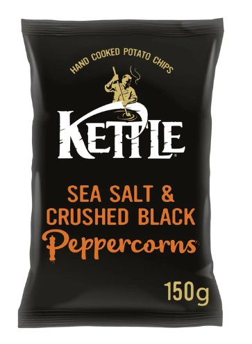 KETTLE Sea Salt & Peppercorn crisp
