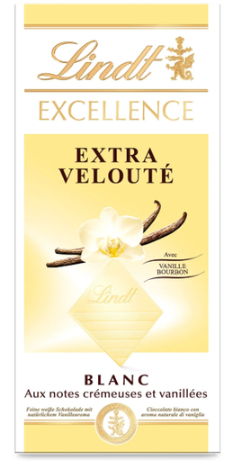 LINDT Excellence White Chocolate Vanilla