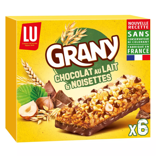 LU GRANY Cereal Bars Hazelnut [bars]