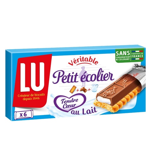 LU Petit Ecolier Chocolat and milk [6 ind wrapped]