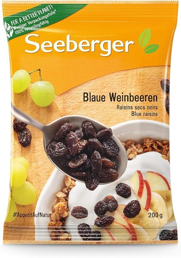 SEEBERGER: Blue Raisins: Dried 