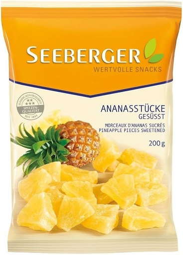 SEEBERGER: Pineapple: Dried: Chunks 