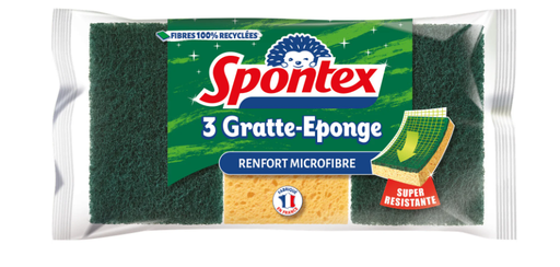 SPONTEX Sponges Green Scratch