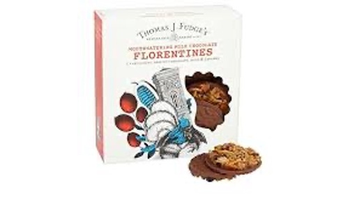 THOMAS J FUDGES Milk Chocolate Florentines [8 per box]
