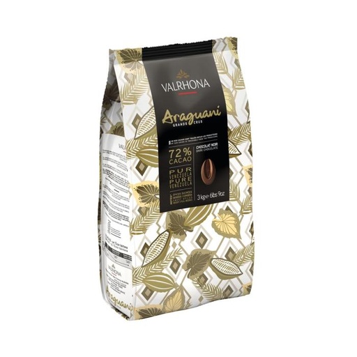 VALRHONA Chocolate Pellets Araguani 72%