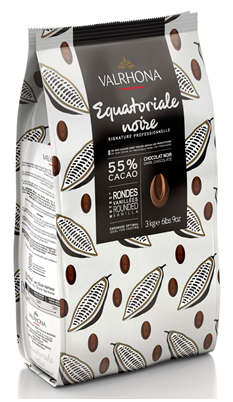 VALRHONA: Chocolate Pellets: Equatorial Lactee 35%