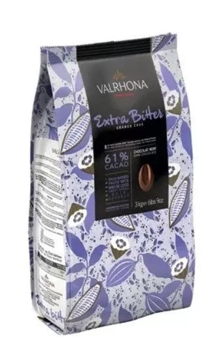 VALRHONA: Chocolate Pellets: Extra Bitter 61%
