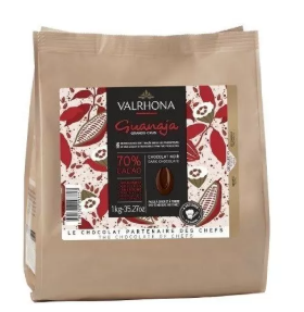 VALRHONA: Chocolate Pellets: Guanaja 70%