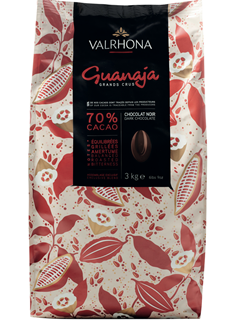VALRHONA: Chocolate Pellets: Guanaja 70% 