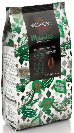 VALRHONA: Chocolate Pellets: Manjari 64%